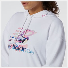 White NB Athletics Erin Loree Hoodie Dress / New Balance Women