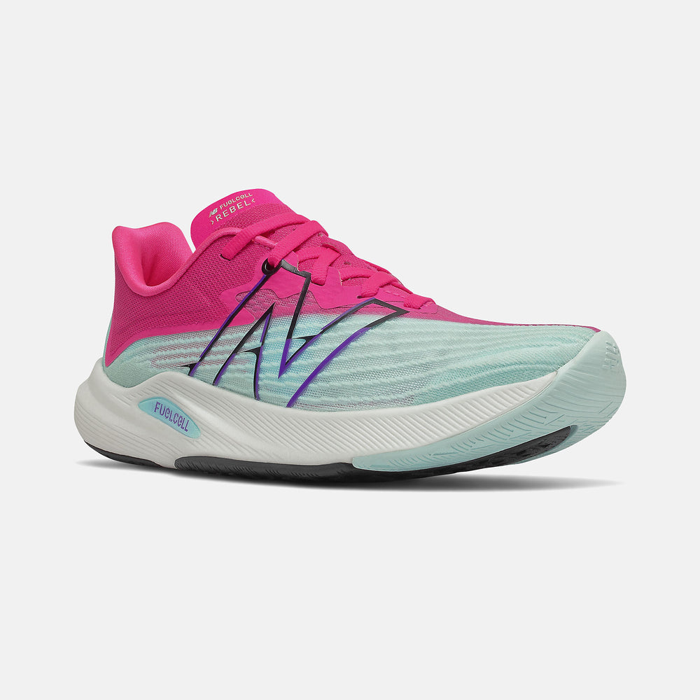 Pale Blue/Pink Glo FuelCell Rebel v2 / New Balance Women