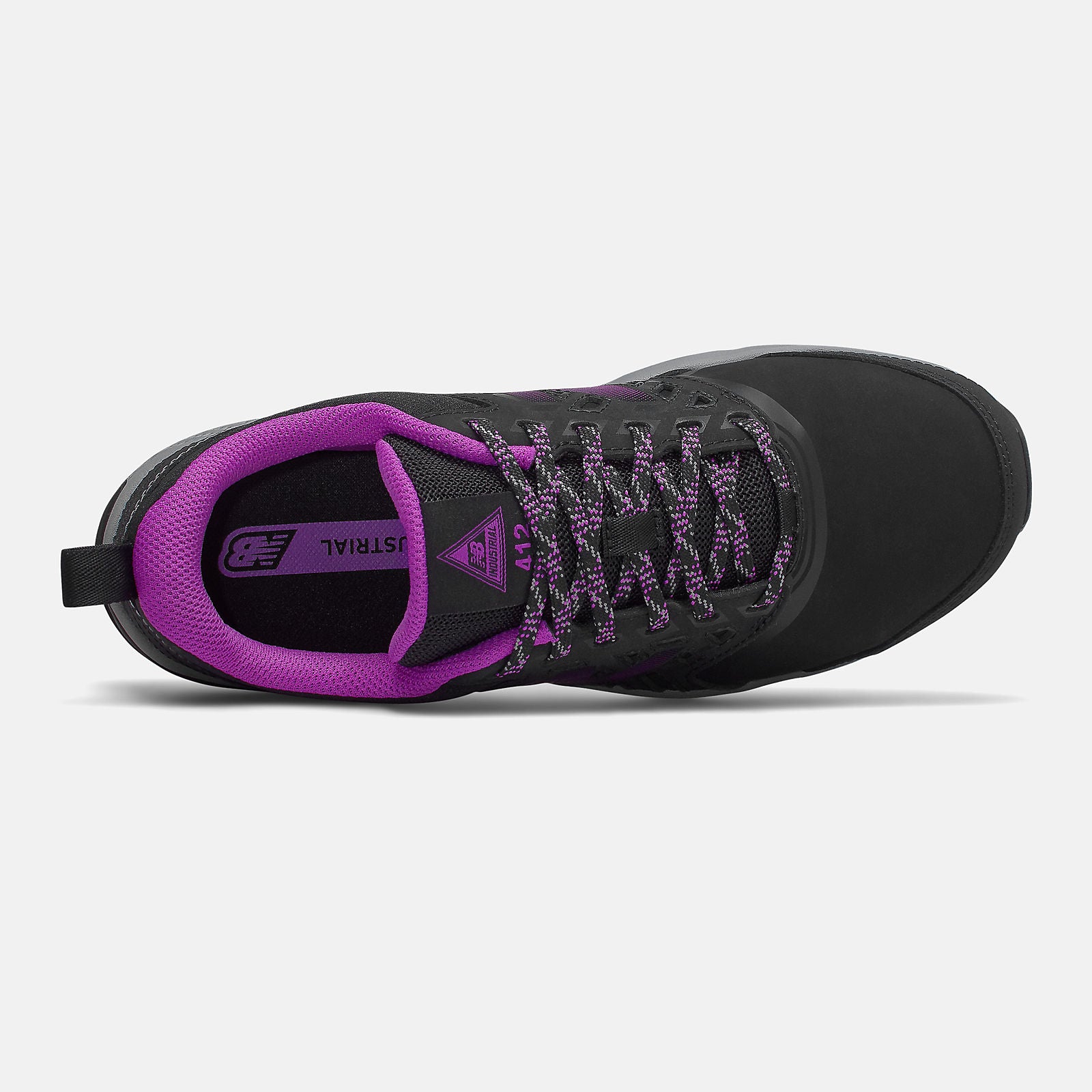 Black/Purple 412 Alloy Toe / New Balance Women