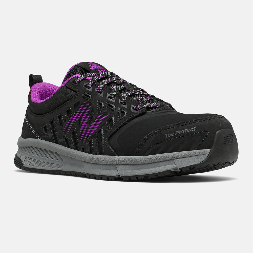 Black/Purple 412 Alloy Toe / New Balance Women