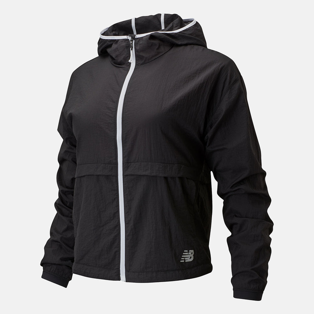 Black Impact Run Light Pack Jacket / New Balance Women
