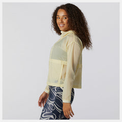 Clear Yellow Impact Run Light Pack Jacket / New Balance Women