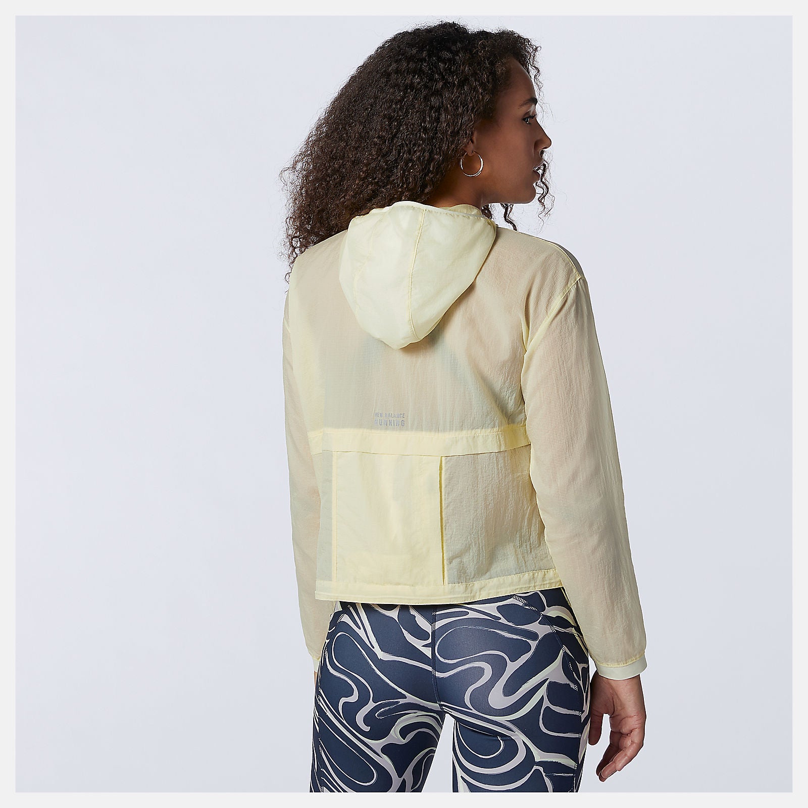 Clear Yellow Impact Run Light Pack Jacket / New Balance Women