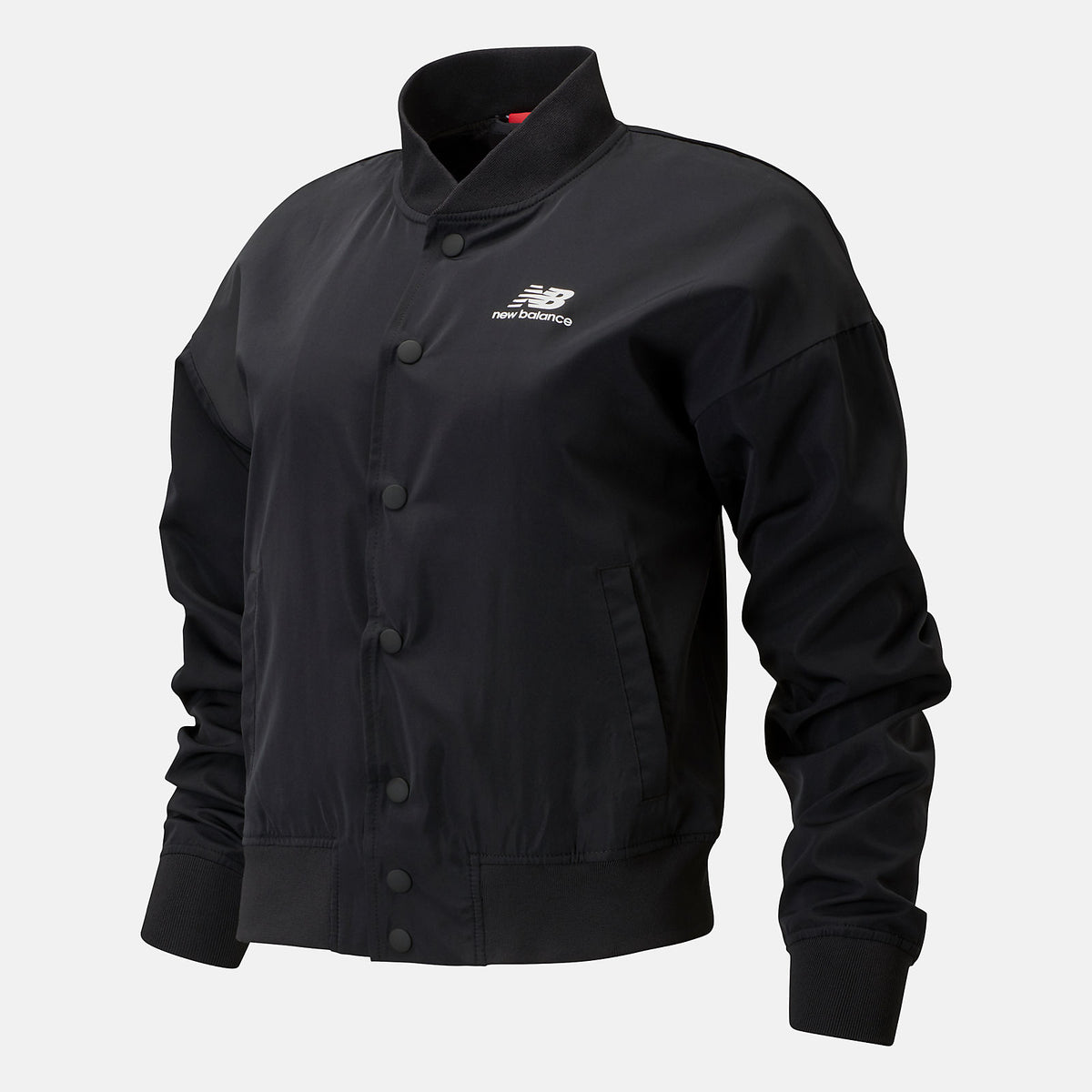 Black Essentials Core Bomber Jacket / New Balance Women