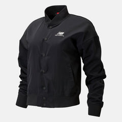 Black Essentials Core Bomber Jacket / New Balance Women