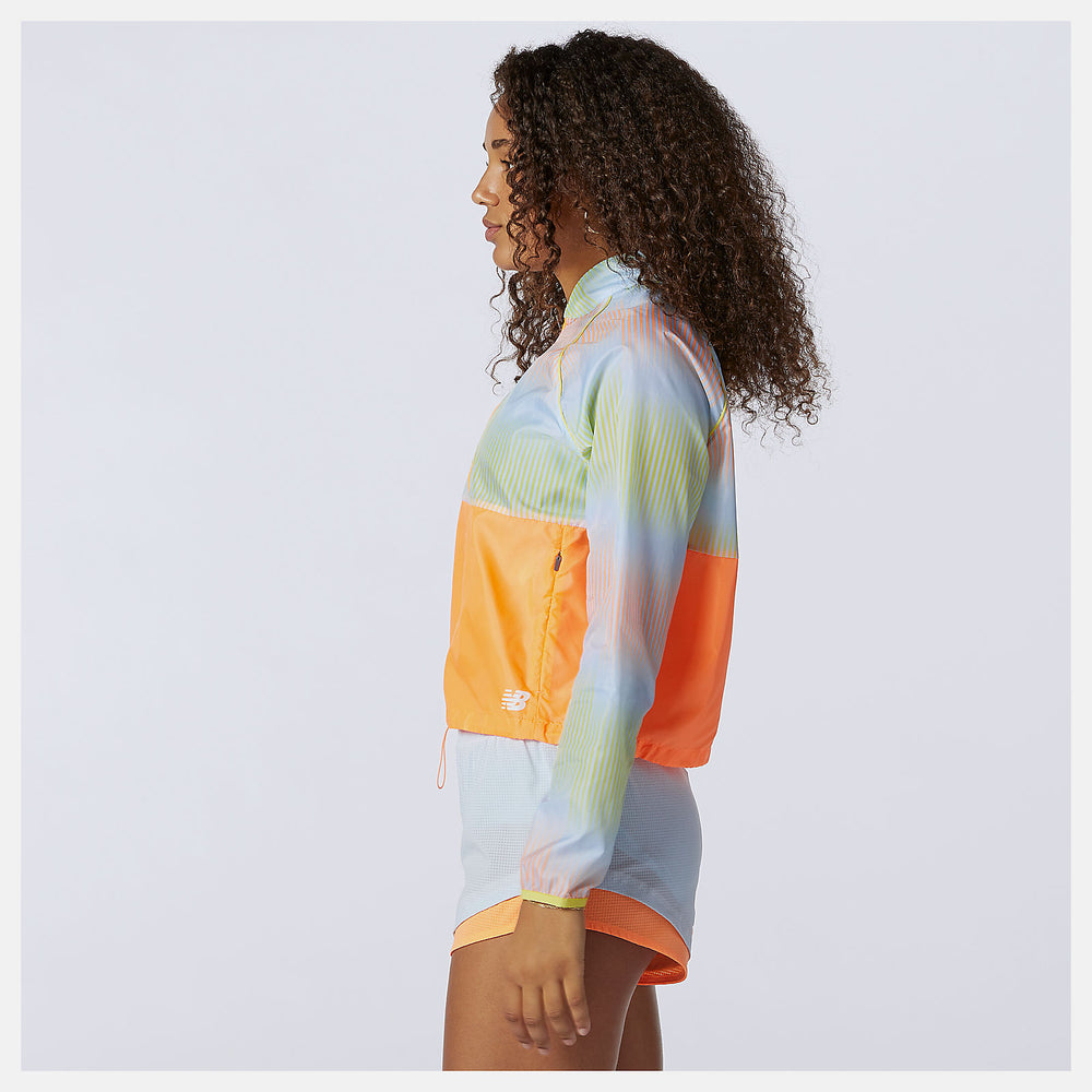 Citrus Punch Printed Fast Flight Jacket / New Balance Women