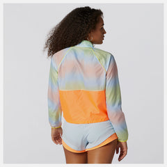 Citrus Punch Printed Fast Flight Jacket / New Balance Women