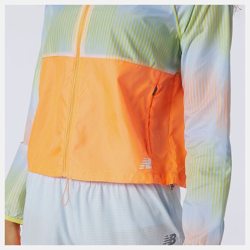 Citrus Punch Printed Fast Flight Jacket / New Balance Women