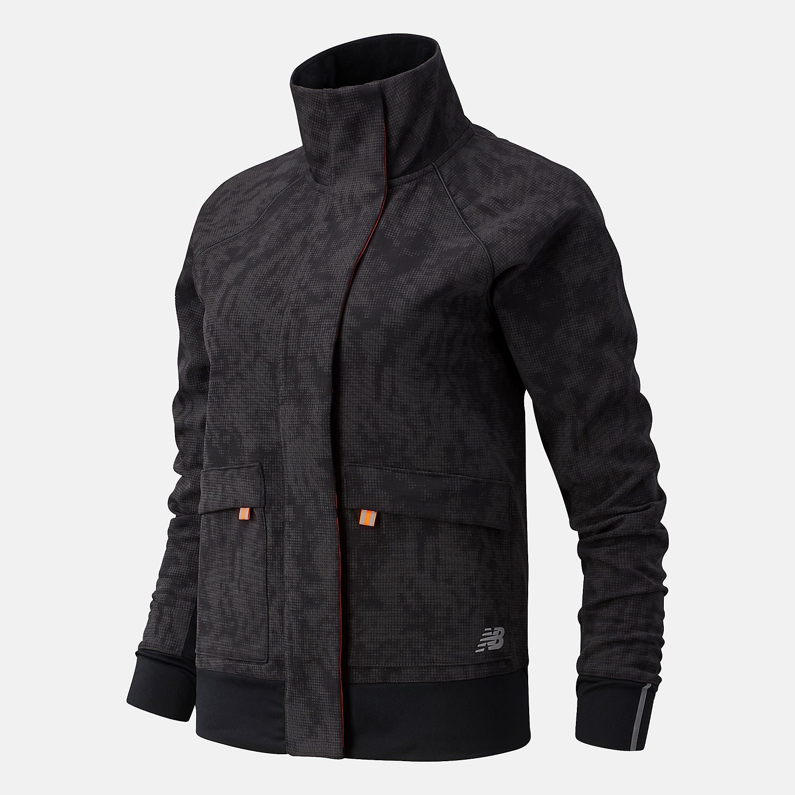 Black NYC Marathon Reflective Impact Run Winter Jacket / New Balance Women
