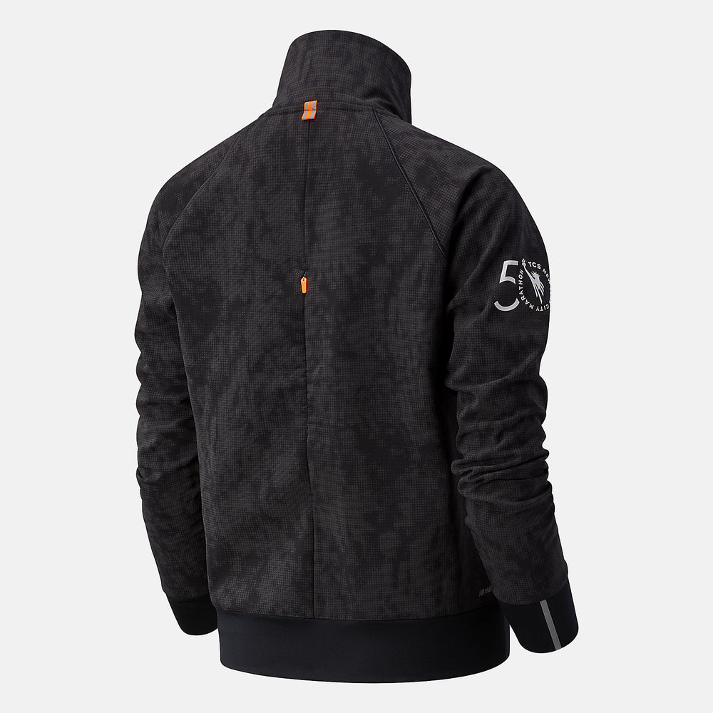 Black NYC Marathon Reflective Impact Run Winter Jacket / New Balance Women