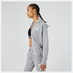 Athletic Grey Essentials FZ Hoodie / New Balance Women