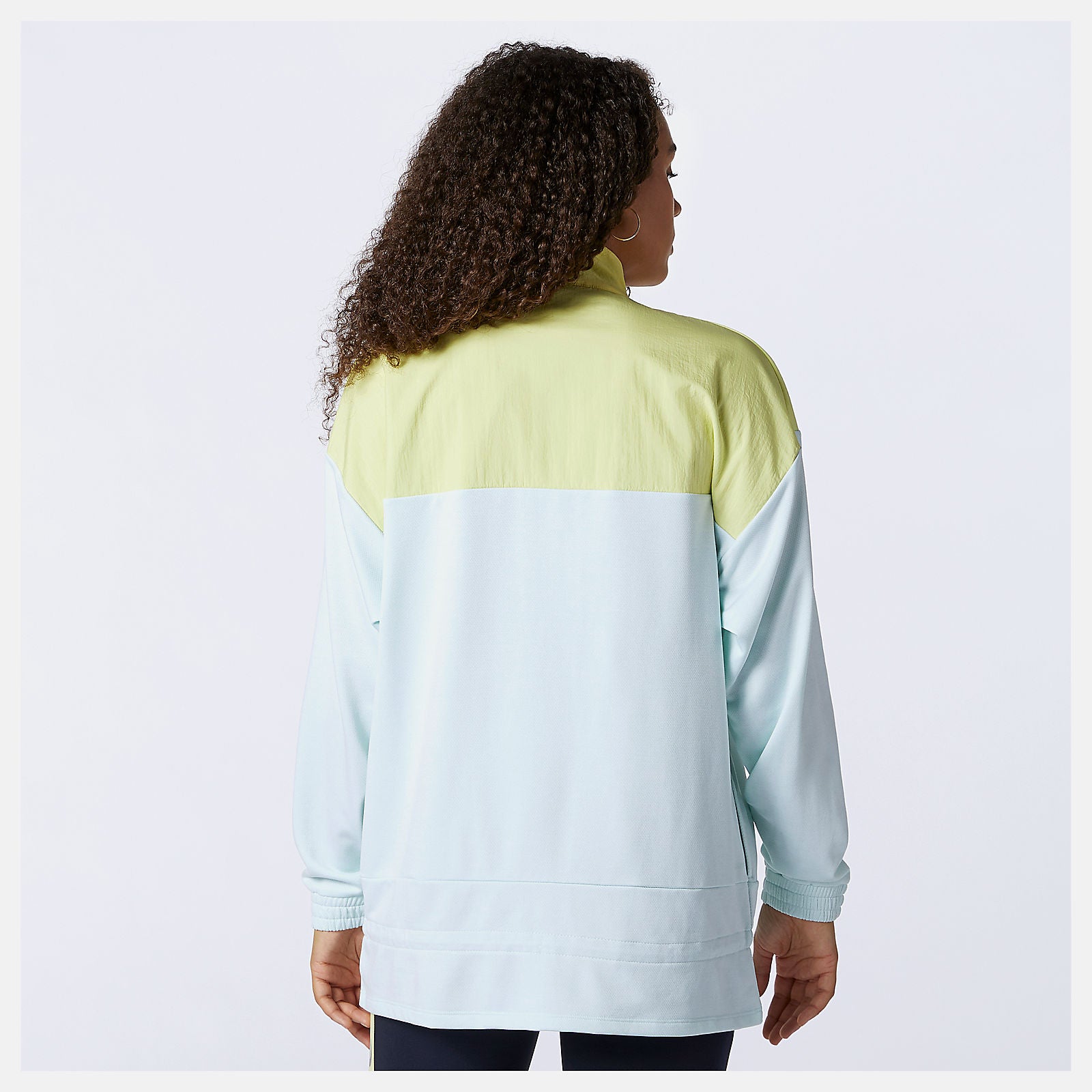 White/Jade Achiever Mix Media Jacket / New Balance Women