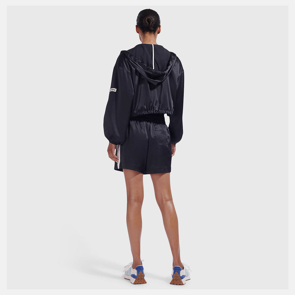 Black NB x Staud Hooded Jacket / New Balance Women