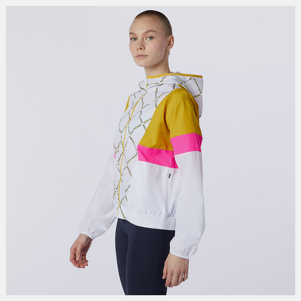 Gold Printed Fast Flight Jacket / New Balance Women