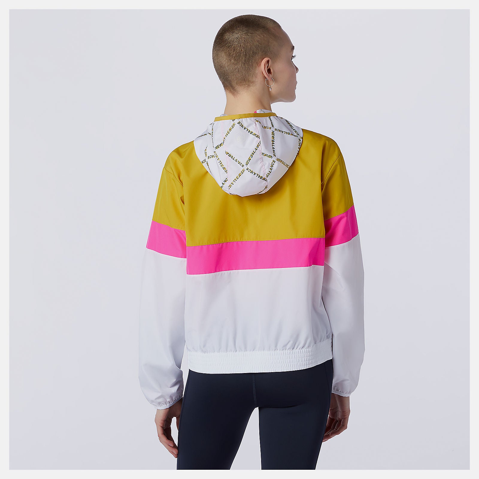Gold Printed Fast Flight Jacket / New Balance Women