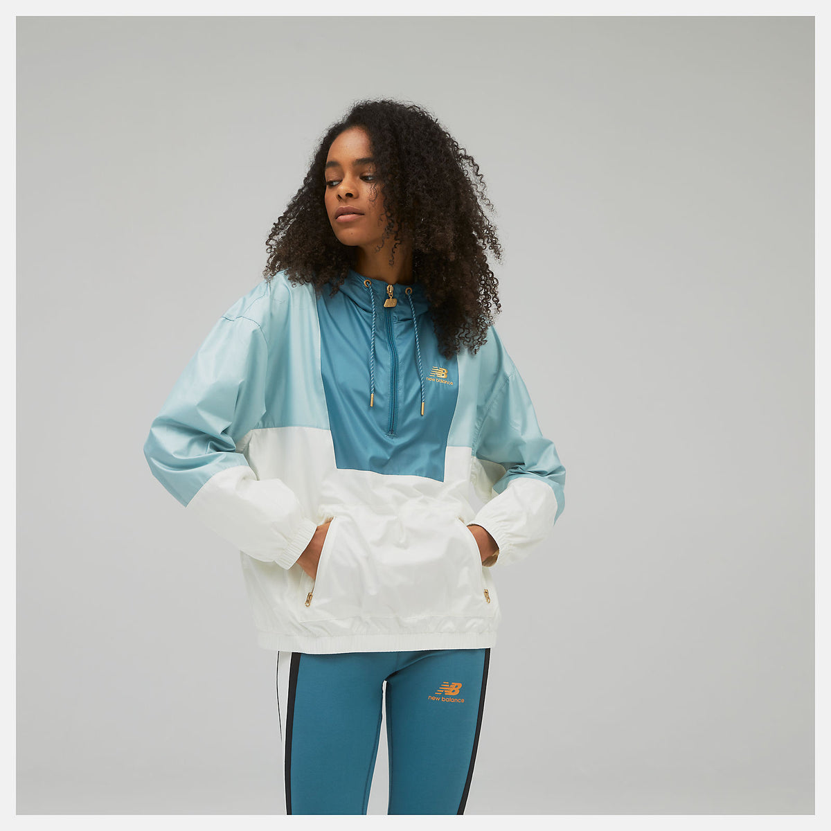Storm Blue NB Athletics Higher Learning Anorak / New Balance Women
