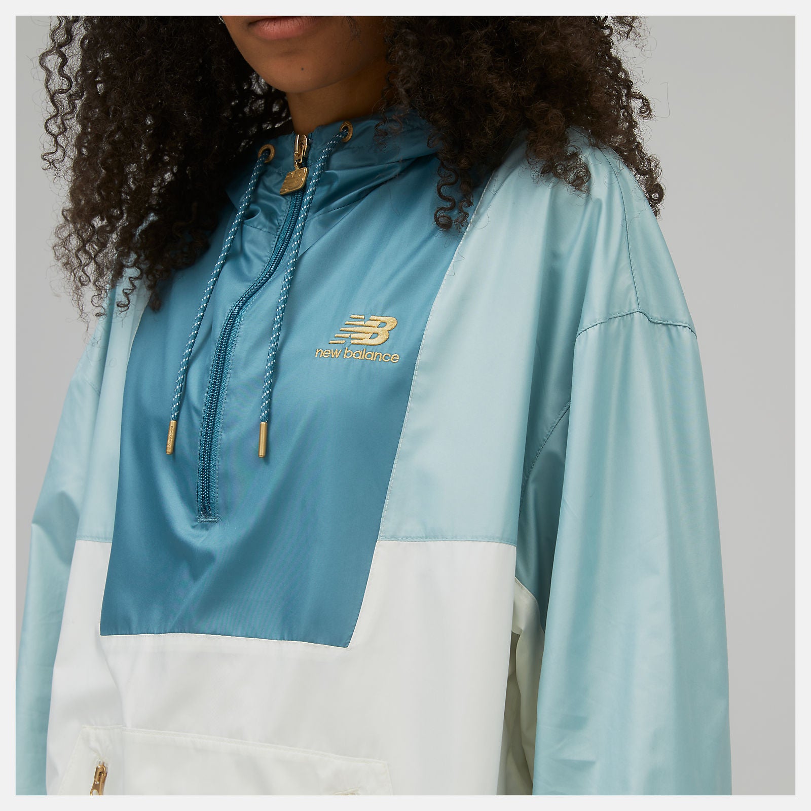 Storm Blue NB Athletics Higher Learning Anorak / New Balance Women