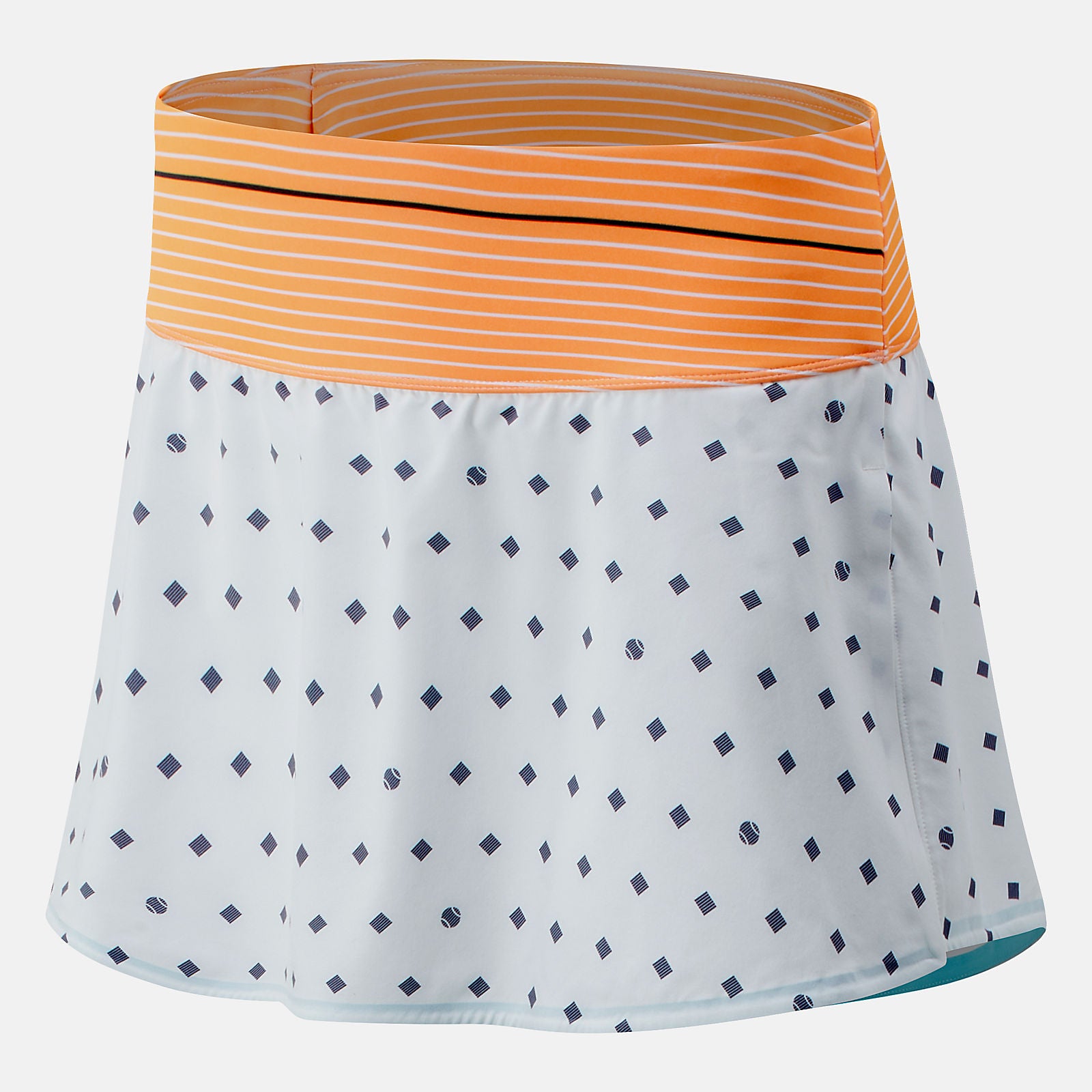 Orange Printed Tournament Skort / New Balance Women