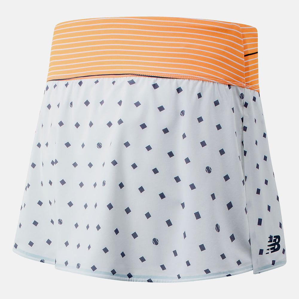 Orange Printed Tournament Skort / New Balance Women