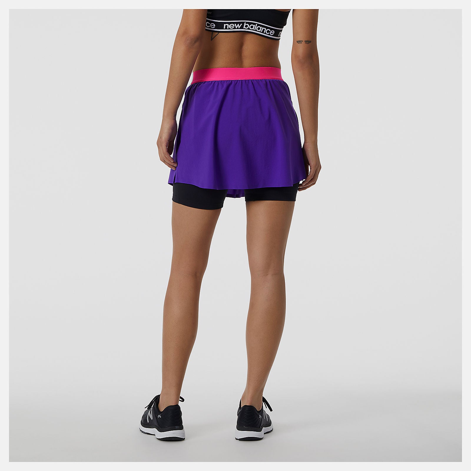 Deep Violet Tournament Woven Skort / New Balance Women