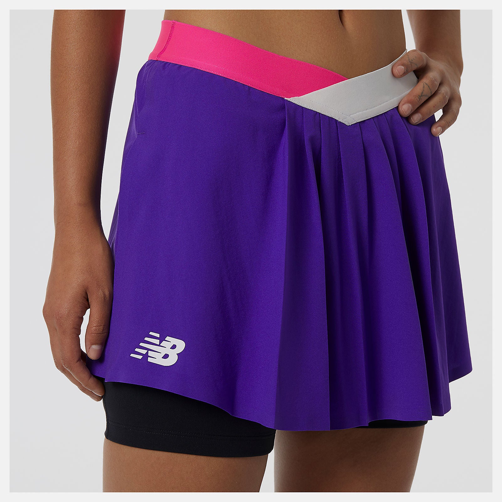 Deep Violet Tournament Woven Skort / New Balance Women