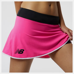 Pink Glo Tournament Knit Skort / New Balance Women