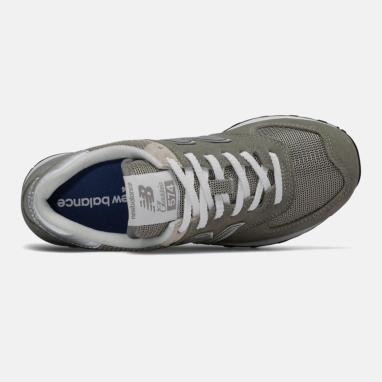 Grey/White 574 Core / New Balance Women
