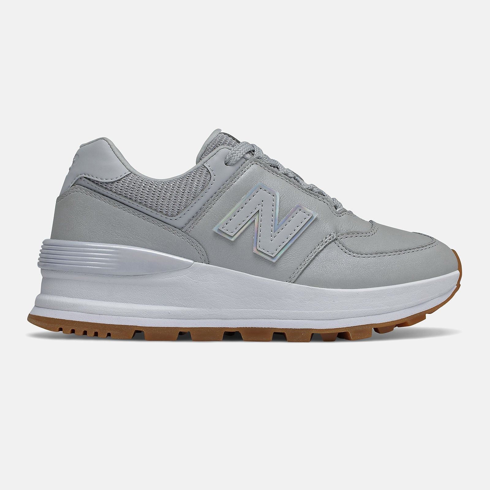 Light Aluminum/White 574 / New Balance Women