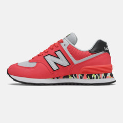 Vivid Coral/White 574 / New Balance Women