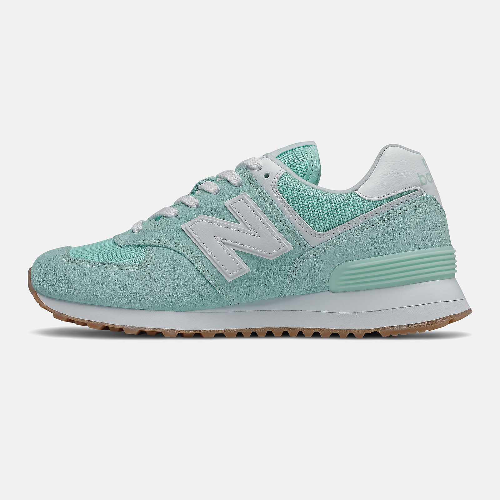 White Mint/White 574 / New Balance Women