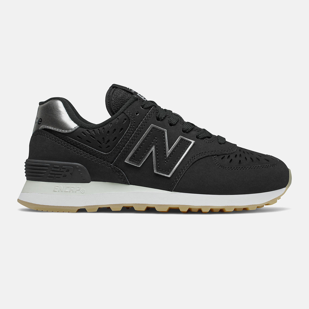 Black/Dark Silver Metallic 574 / New Balance Women
