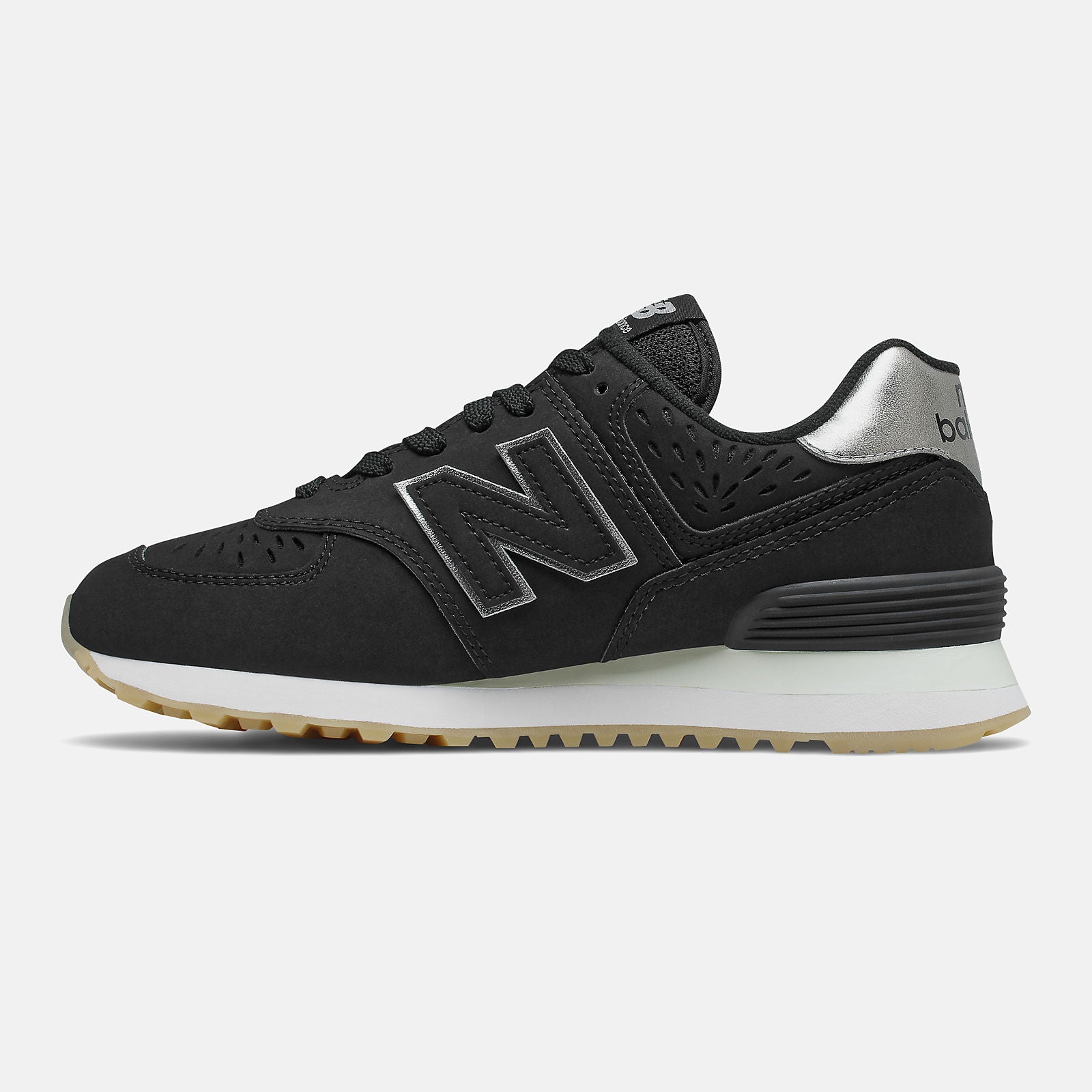 Black/Dark Silver Metallic 574 / New Balance Women