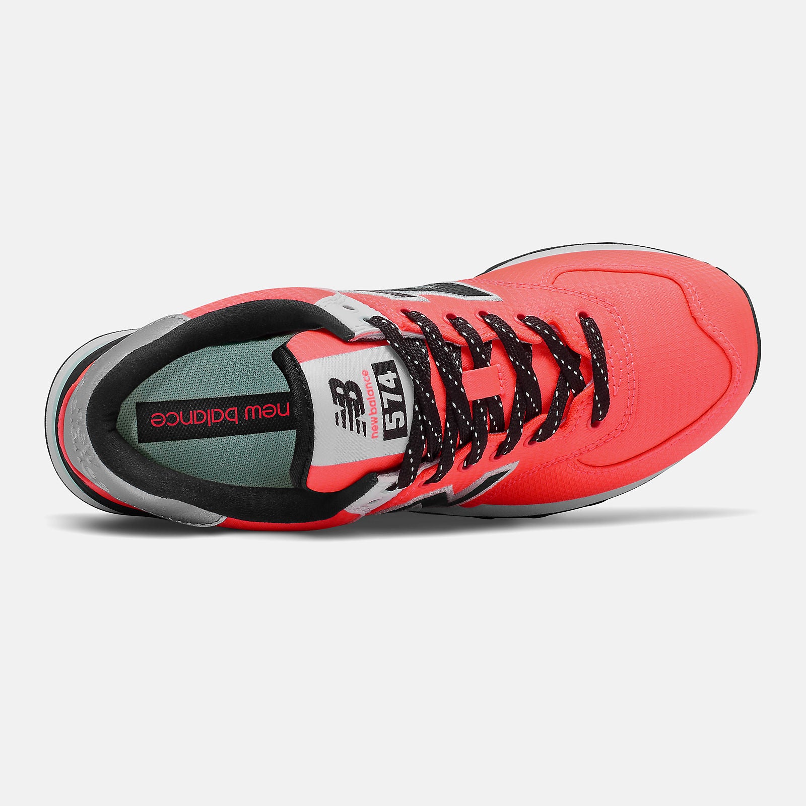 Vivid Coral/White Mint 574 / New Balance Women