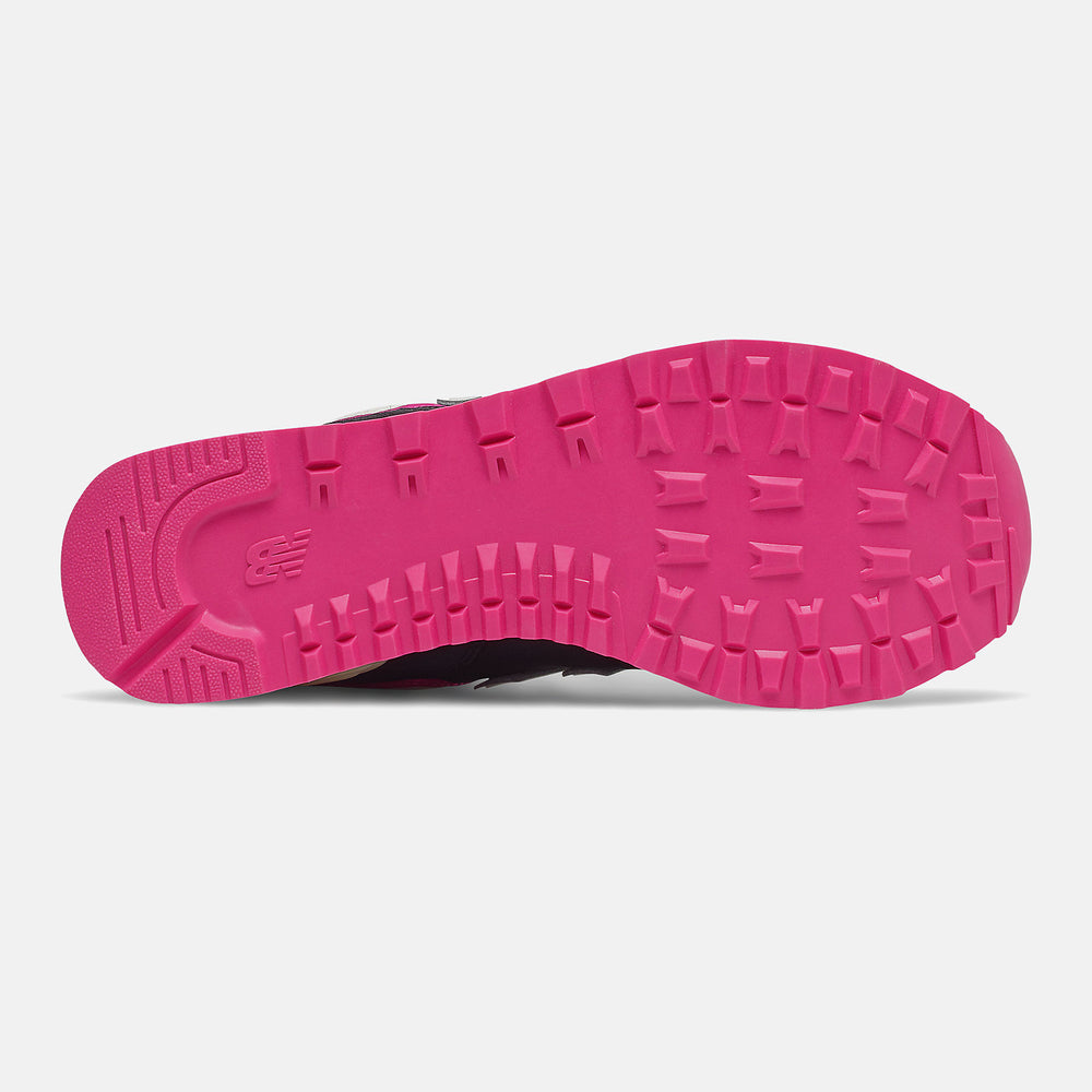 Black/Pink Glo 574 / New Balance Women