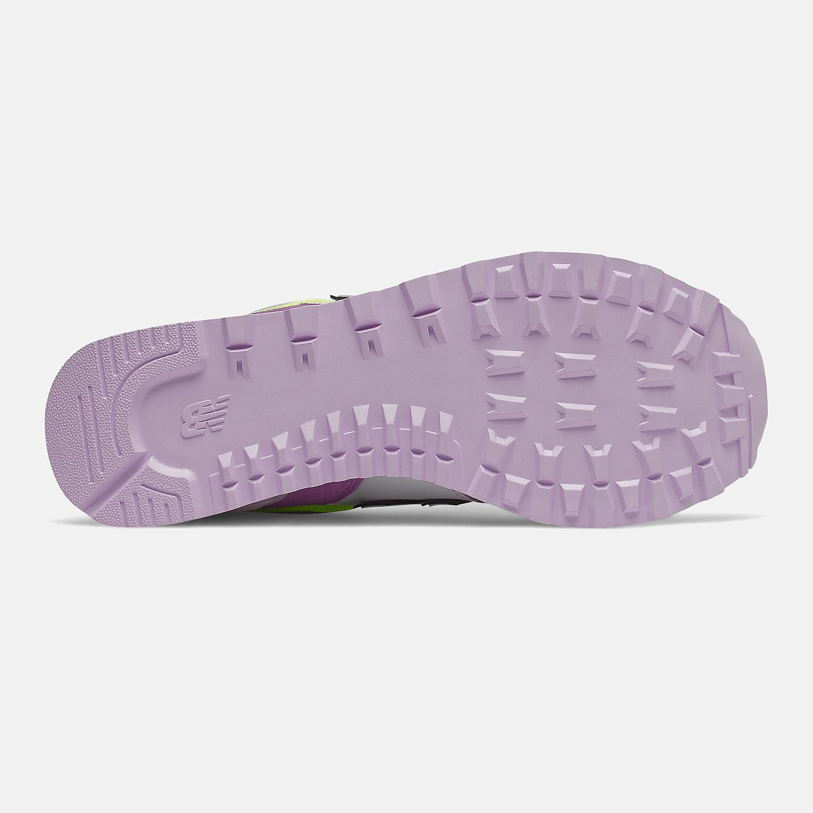 Purple/Bleached Lime Glo 574 / New Balance Women
