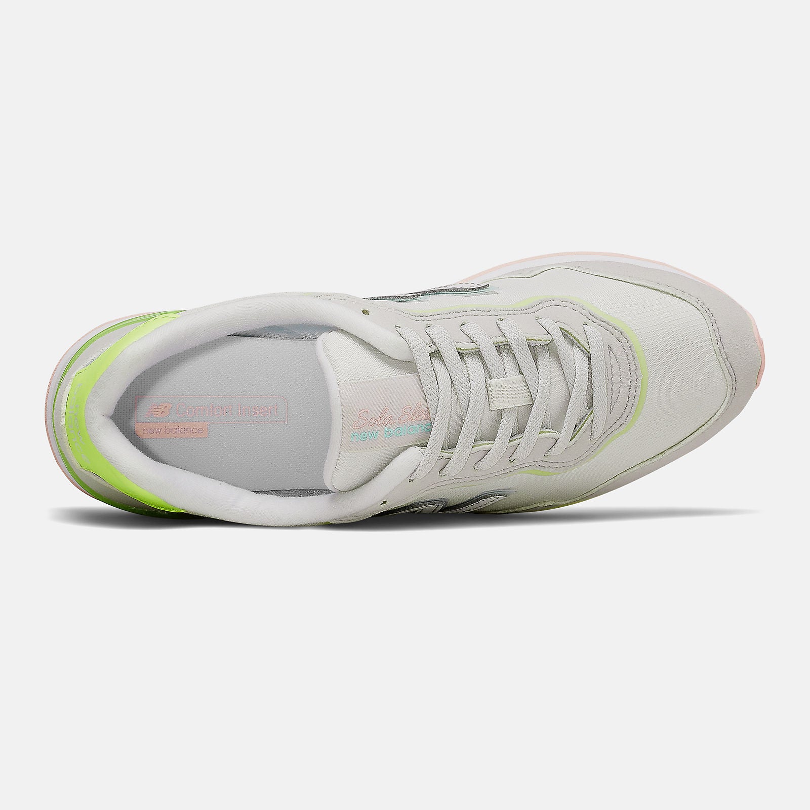 Nimbus Cloud/Bleached Lime Glo Sola Sleek / New Balance Women