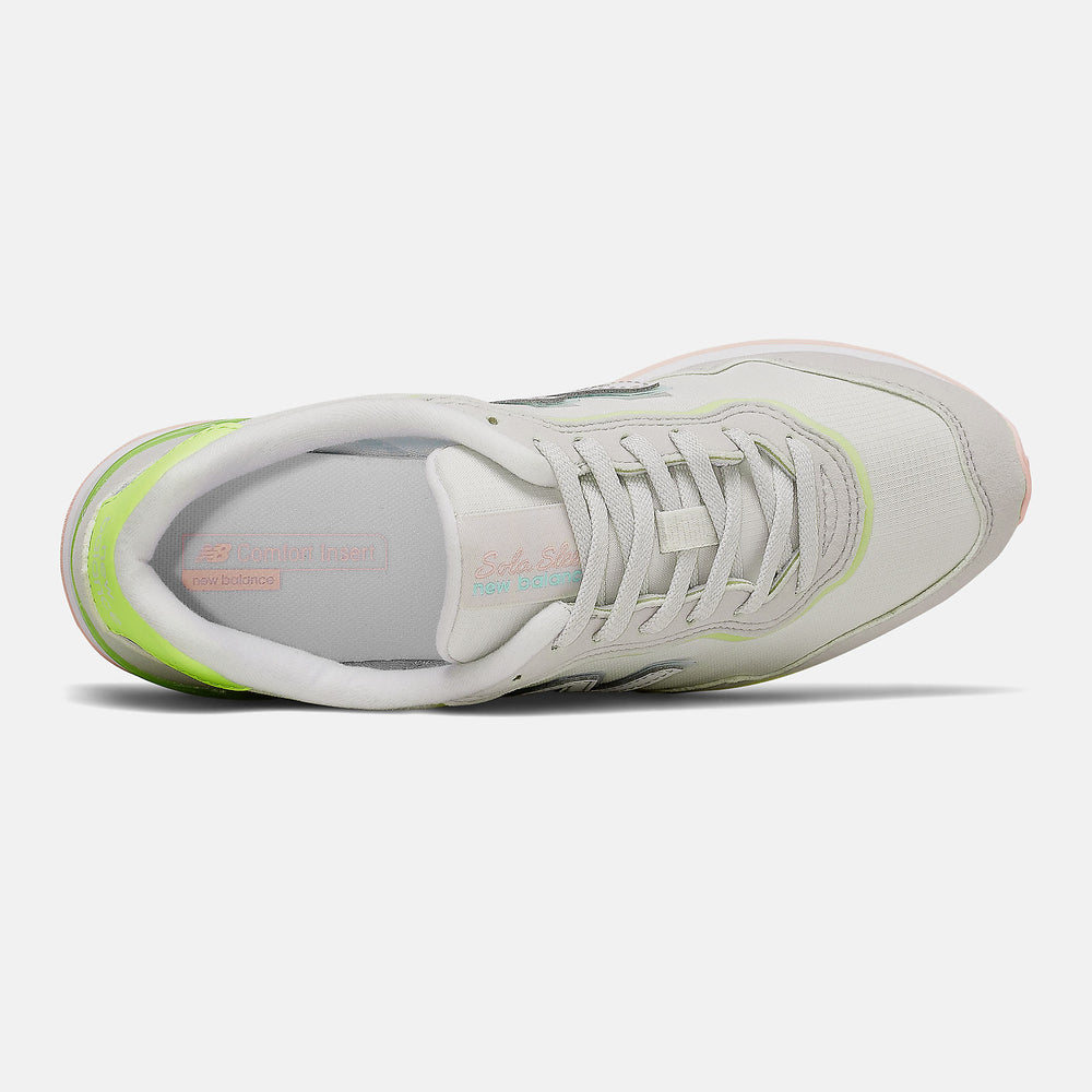 Nimbus Cloud/Bleached Lime Glo Sola Sleek / New Balance Women