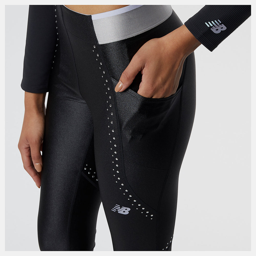 Black Syd 7/8 Tight / New Balance Women