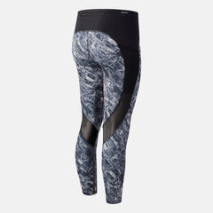 Light Aluminum NYC Marathon Printed Impact Run Crop / New Balance Women