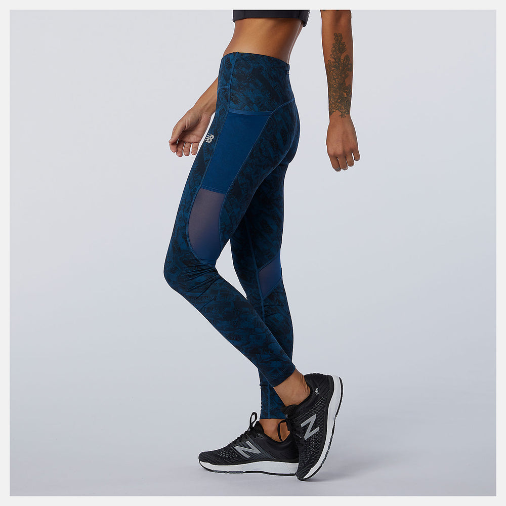 Rogue Wave NYC Marathon Printed Impact Run Tight / New Balance Women