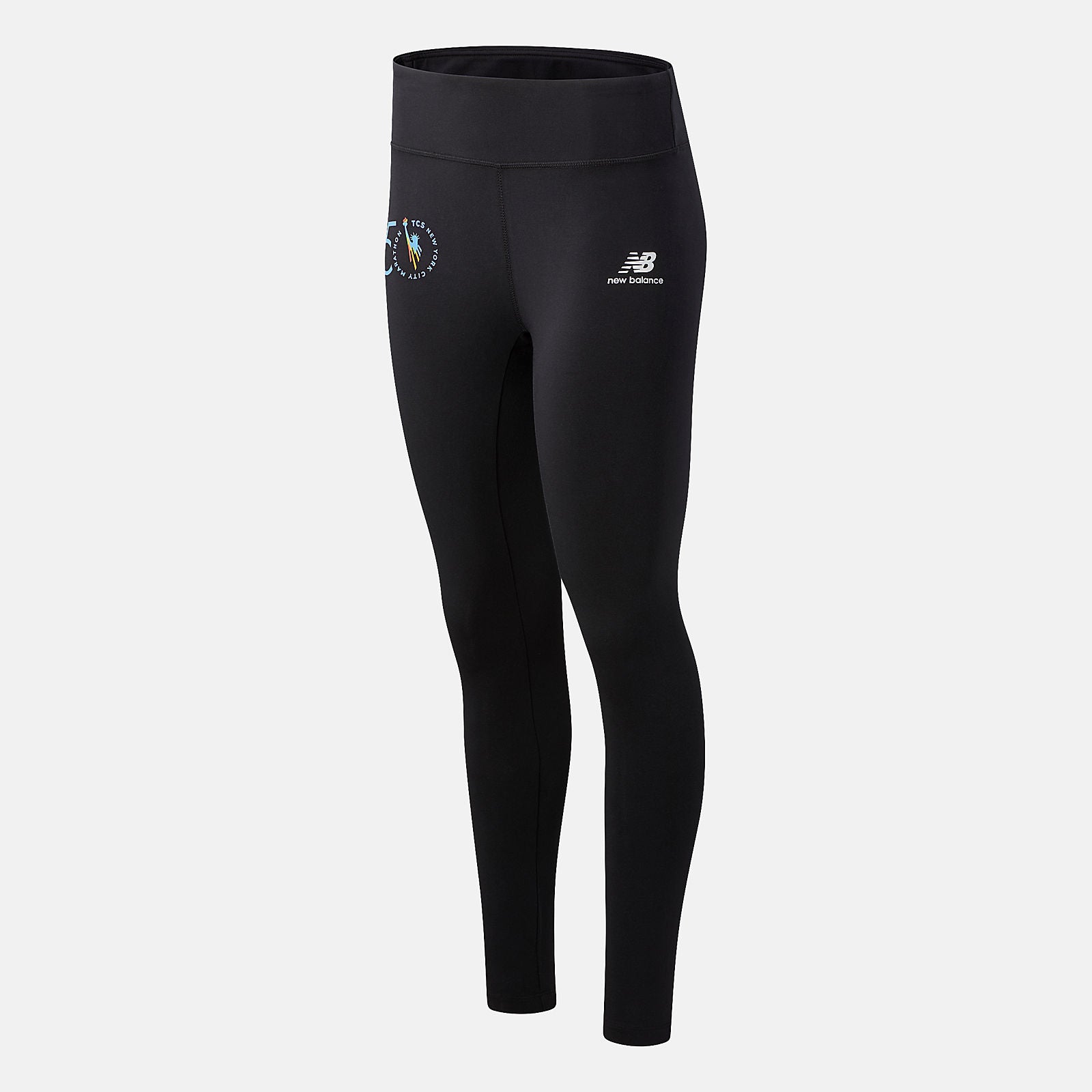 Black NYC Marathon Athletics Core Legging / New Balance Women