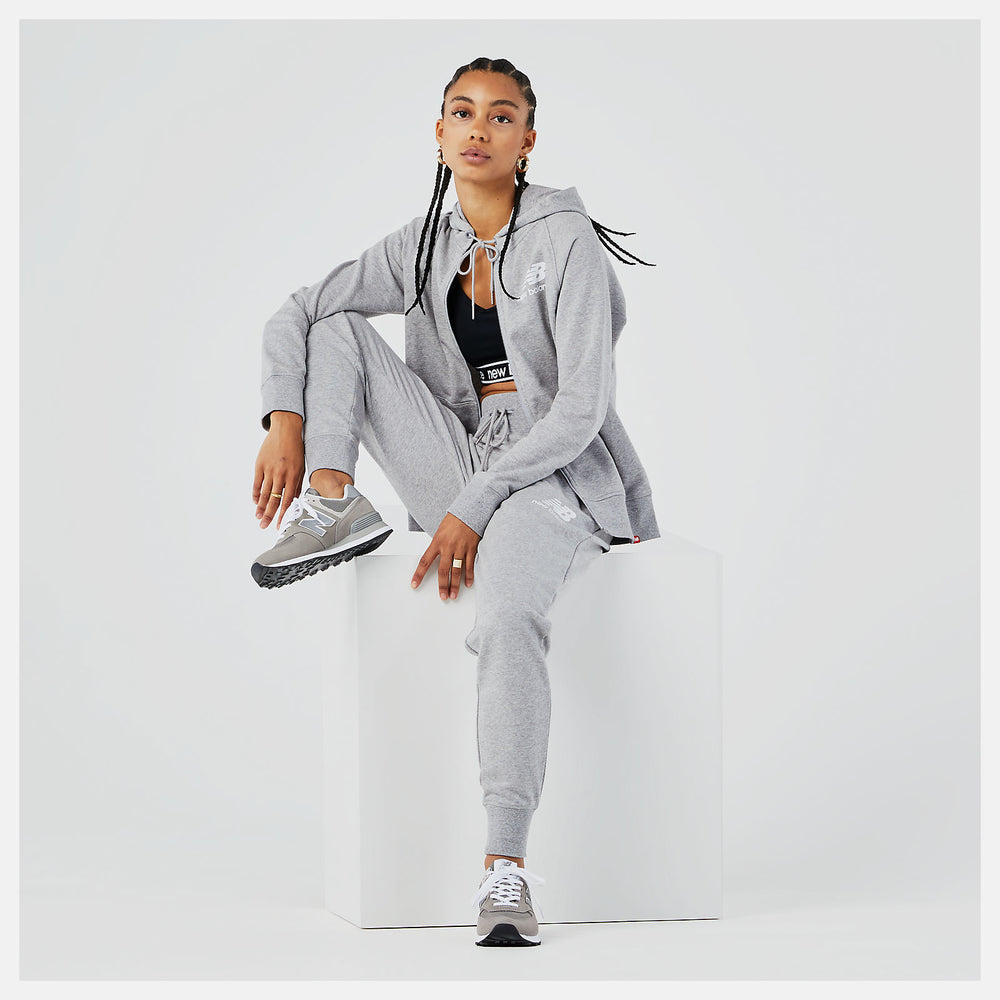 Athletic Grey NB Essentials French Terry Sweatpant / New Balance Women