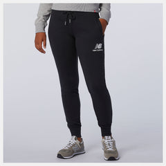 Black NB Essentials French Terry Sweatpant / New Balance Women