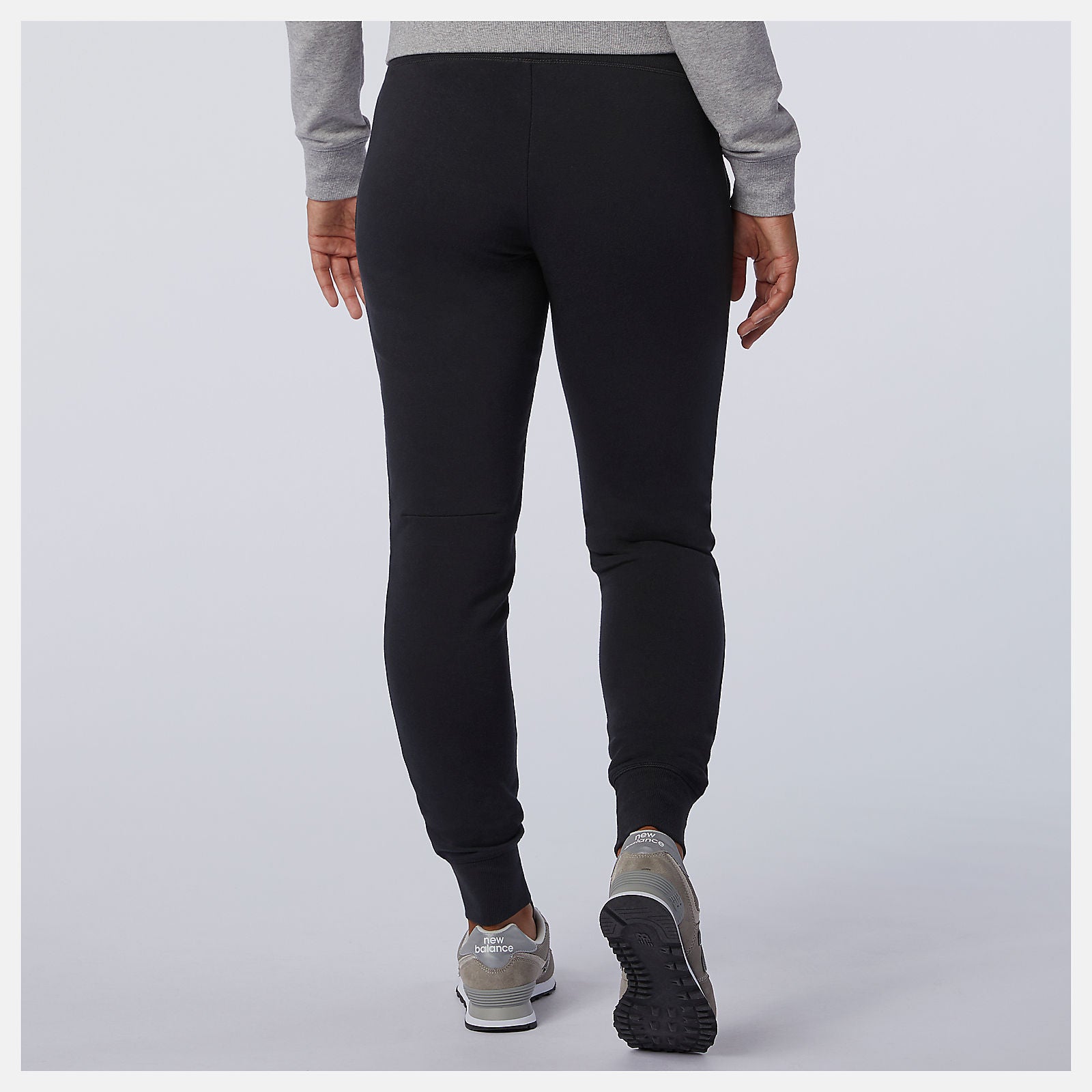 Black NB Essentials French Terry Sweatpant / New Balance Women