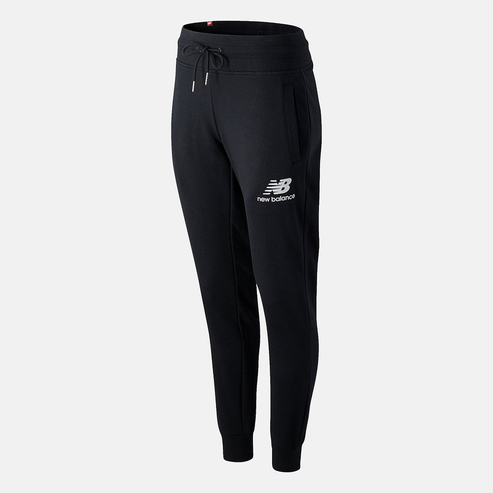 Black NB Essentials French Terry Sweatpant / New Balance Women