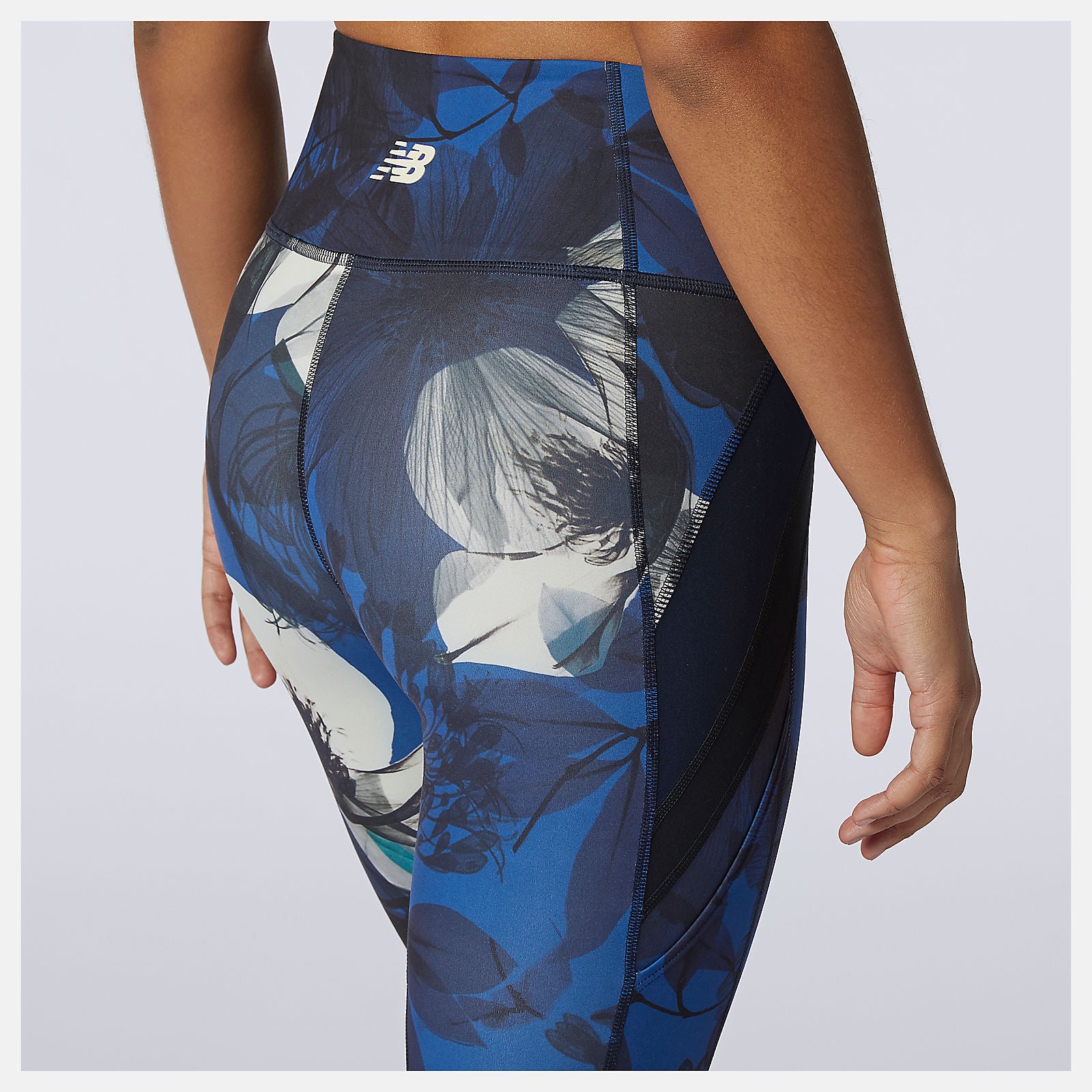 Blue Transform 7/8 NBSleek Printed Tight / New Balance Women