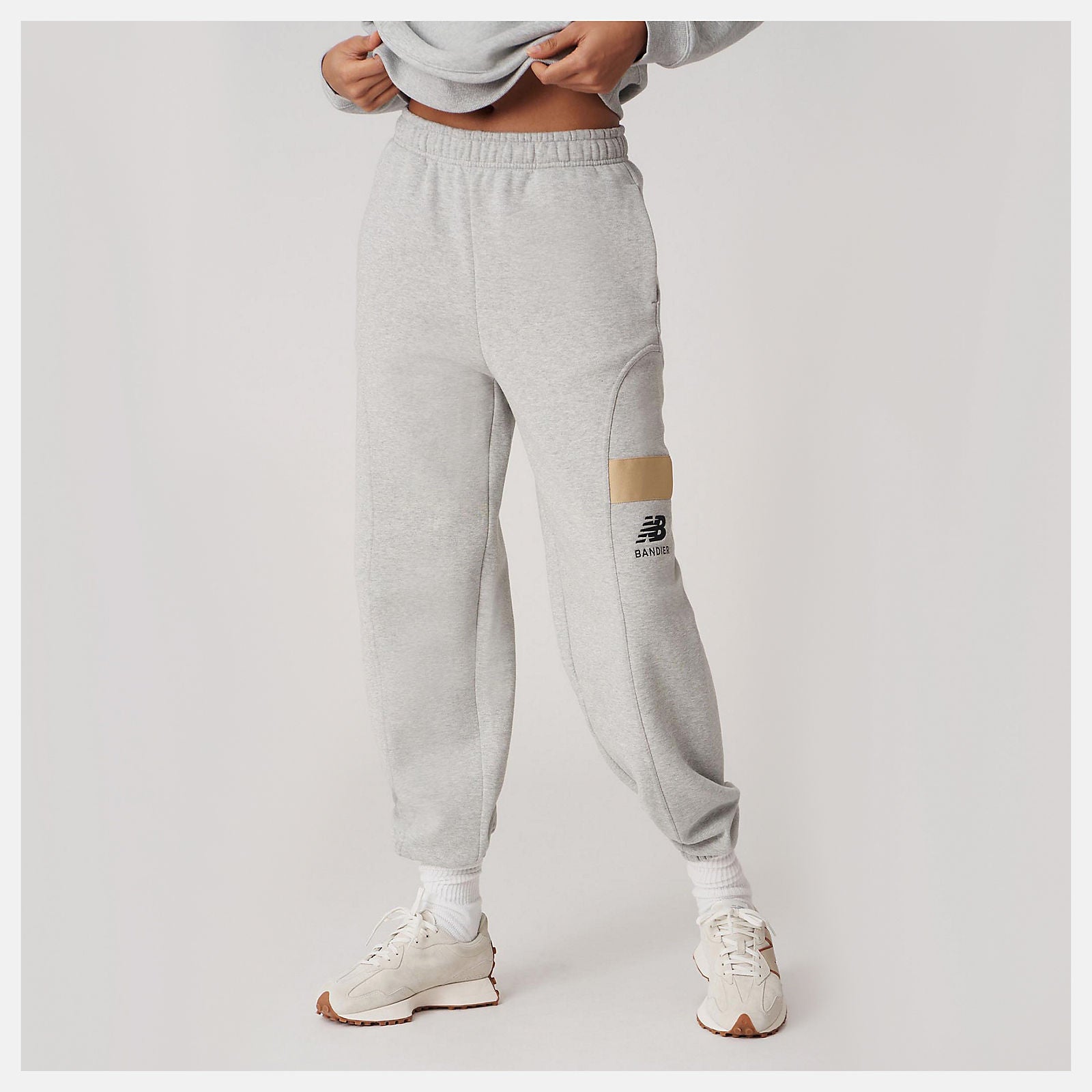 Athletic Grey Bandier Fleece Jogger / New Balance Women