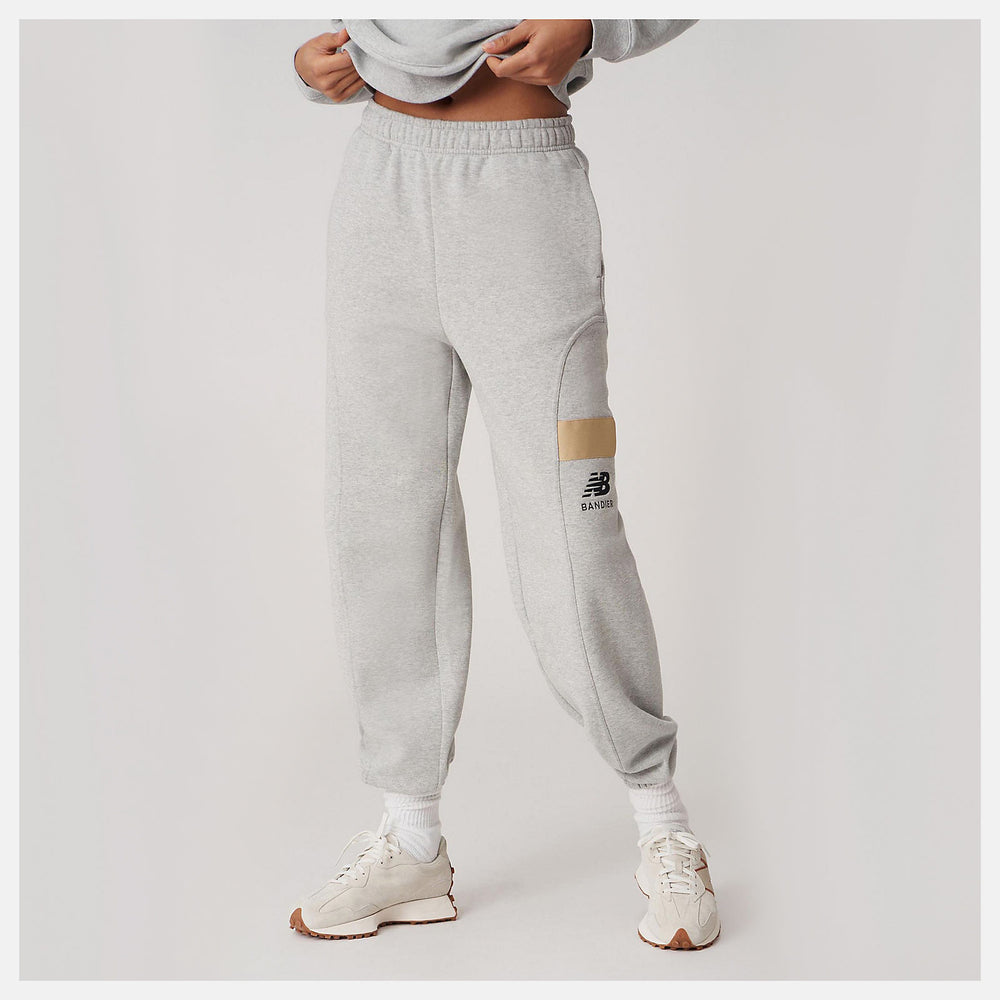 Athletic Grey Bandier Fleece Jogger / New Balance Women