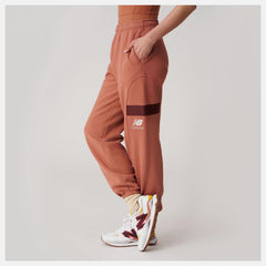 Terra Cotta Bandier Fleece Jogger / New Balance Women