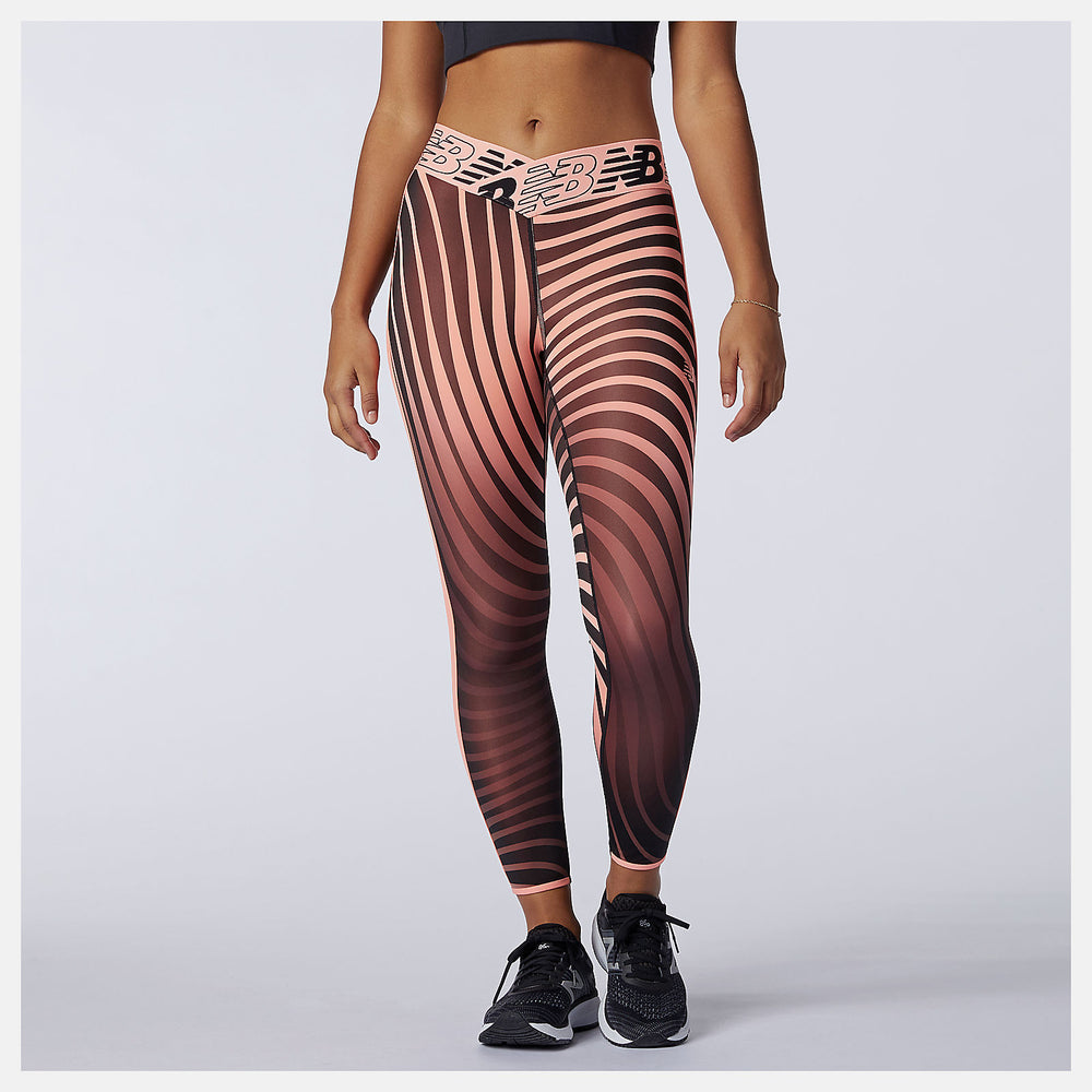 Paradise Pink Relentless Printed High Rise 7/8 Tight / New Balance Women